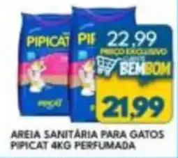 Rancho Bom Supermercados Areia sanitária para gatos pipicat oferta