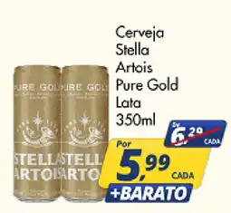 Delta Supermercados Cerveja stella artois pure gold oferta