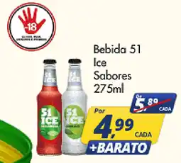 Delta Supermercados Bebida 51 ice sabores oferta
