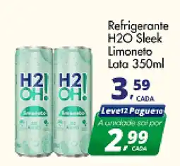Delta Supermercados Refrigerante H2O Sleek Limoneto oferta