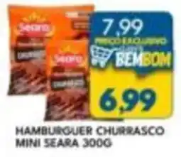 Rancho Bom Supermercados Hambúrguer churrasco mini seara oferta