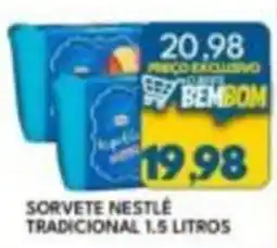 Rancho Bom Supermercados Sorvete nestlé tradicional oferta