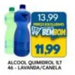 Rancho Bom Supermercados Alcool quimidrol ilt 46 - lavanda/canela oferta