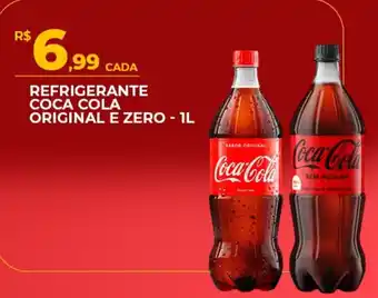 Refrigerante coca cola original e zero