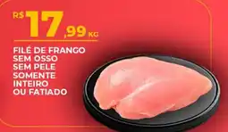Supermercado Precito Filé de frango sem osso sem pele somente inteiro ou fatiado oferta