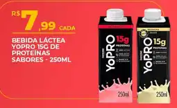 Supermercado Precito Bebida láctea yopro 15g de proteínas sabores oferta
