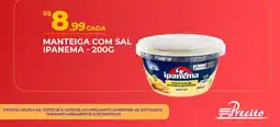 Supermercado Precito Manteiga com sal ipanema oferta