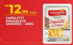 Supermercado Precito Capeletti massaleve sabores oferta