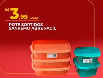 Pote sortidos sanremo abre facil