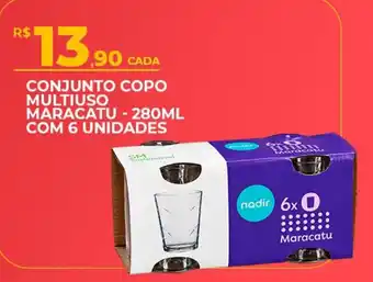 Conjunto copo multiuso maracatu