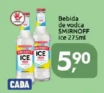 Supermercados Nori Bebida de vodka smirnoff ice oferta