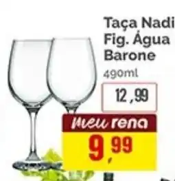 Supermercados Rena Taça Nadi Fig. Água Barone oferta