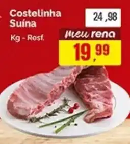 Supermercados Rena Costelinha Suína oferta