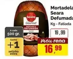 Supermercados Rena Mortadela Seara Defumada oferta