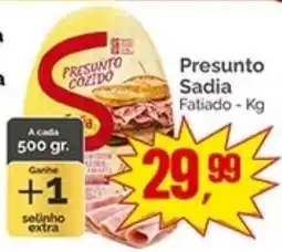 Supermercados Rena Presunto Sadia oferta