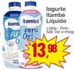 Supermercados Rena logurte itambé líquido oferta