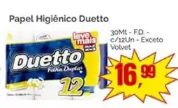 Supermercados Rena Papel Higiênico Duetto oferta
