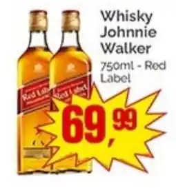 Supermercados Rena Whisky Johnnie Walker Red Label oferta