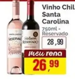 Supermercados Rena Vinho Chil Santa Carolina oferta