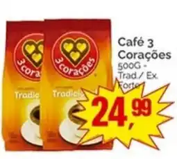 Supermercados Rena Café 3 Corações oferta
