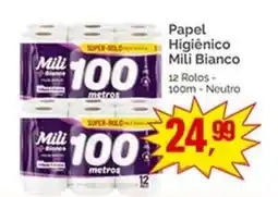 Supermercados Rena Papel Higiênico Mili Branco oferta