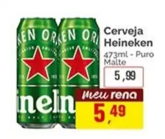 Supermercados Rena Cerveja Heineken oferta