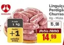 Supermercados Rena Linguiça Perdigão Churrasco oferta