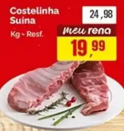 Supermercados Rena Costelinha Suína oferta