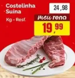 Supermercados Rena Costelinha Suína oferta