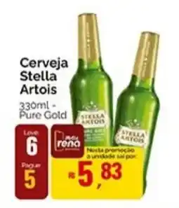 Supermercados Rena Cerveja Stella Artois Pure Gold oferta