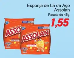 Villefort Atacadista Esponja de Lã de Aço Assolan oferta