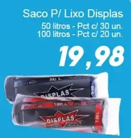 Villefort Atacadista Saco P/ Lixo Displas oferta