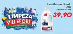 Villefort Atacadista Lava Roupas Líquido Omo oferta