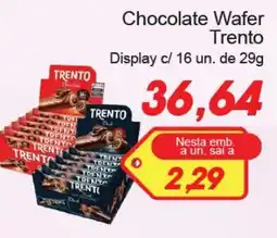 Villefort Atacadista Chocolate Wafer Trento oferta
