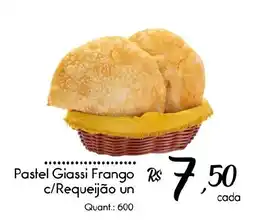 Giassi Supermercados Pastel Giassi Frango c/Requeijão un oferta