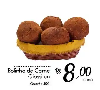 Bolinho de Carne Giassi un
