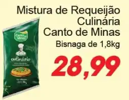 Villefort Atacadista Mistura de Requeijão Culinária Canto de Minas oferta