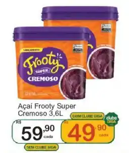 Giga Atacado Açaí Frooty Super Cremoso oferta