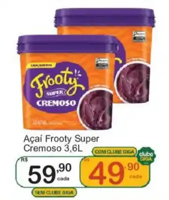 Açaí Frooty Super Cremoso
