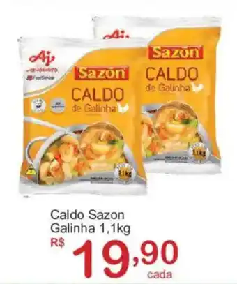 Caldo sazon galinha