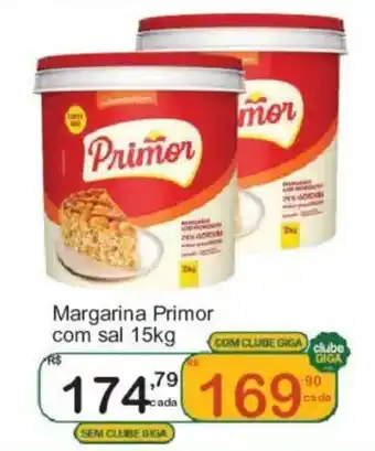 Margarina primor com sal
