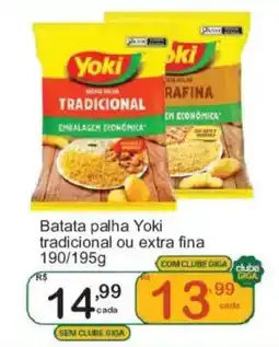 Giga Atacado Batata palha yoki tradicional ou extra fina oferta