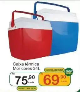 Giga Atacado Caixa térmica Mor cores 34L oferta