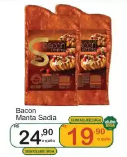 Giga Atacado Bacon Manta Sadia oferta