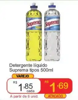 Giga Atacado Detergente líquido Suprema tipos oferta