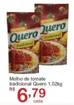 Giga Atacado molho de tomate tradicional quero oferta