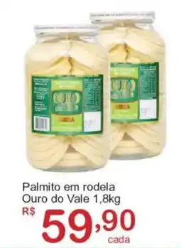 Giga Atacado Palmito em rodela Ouro do Vale oferta