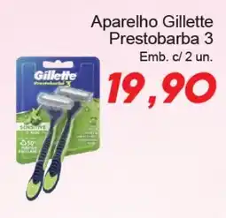 Villefort Atacadista Aparelho gillette prestobarba 3 oferta