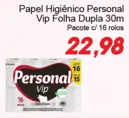 Villefort Atacadista Papel Higiênico Personal Vip Folha Dupla oferta