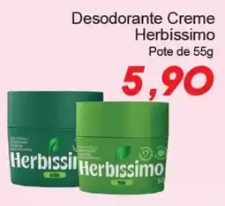 Villefort Atacadista Desodorante Creme Herbíssimo oferta